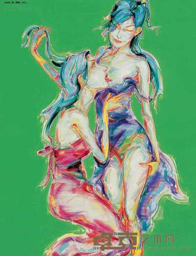 沈娜 2005年作 左手系列 130×110cm